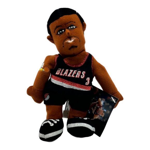Damon Stoudamire Mighty Mouse Plush Beanie #3 PDX Trail Blazers NBA /7500 VTG - Picture 3 of 9
